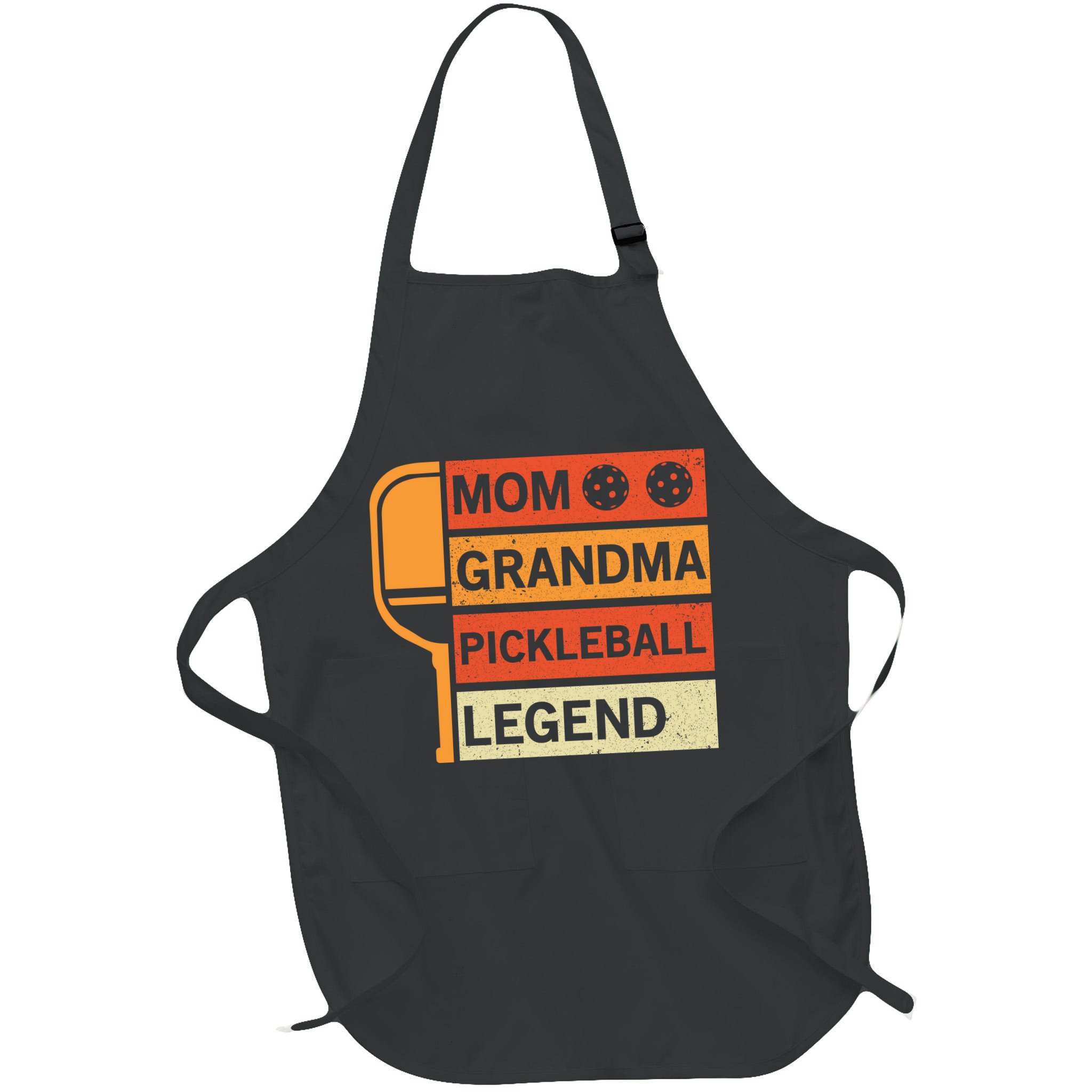 Mom Grandma Pickleball Legend Paddle Gift For Pickleball Apron