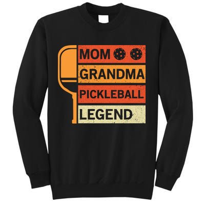 Mom Grandma Pickleball Legend Paddle Gift For Pickleball Sweatshirt