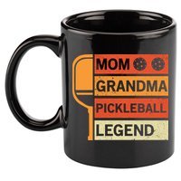 Mom Grandma Pickleball Legend Paddle Gift For Pickleball 11oz C Handle Ceramic Mug