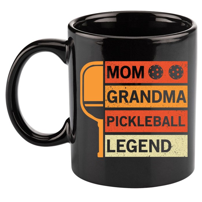 Mom Grandma Pickleball Legend Paddle Gift For Pickleball 11oz C Handle Ceramic Mug