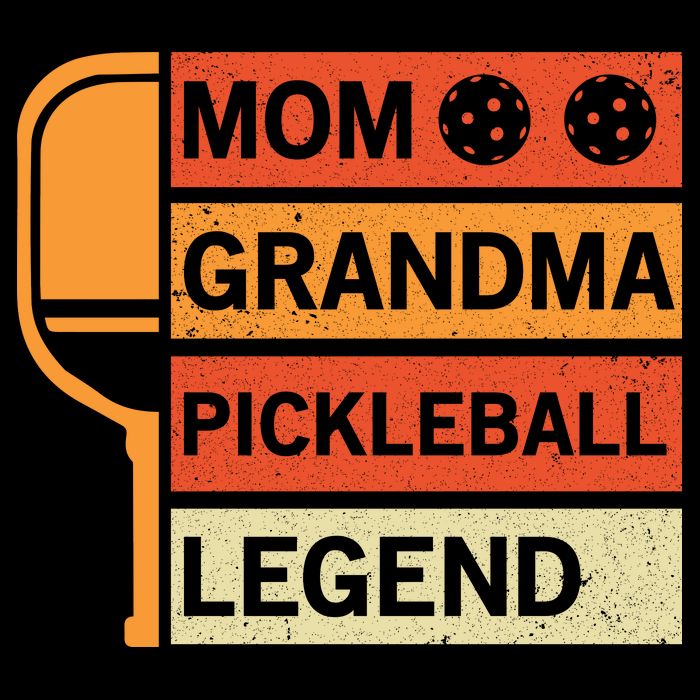 Mom Grandma Pickleball Legend Paddle Gift For Pickleball Drawstring Bag