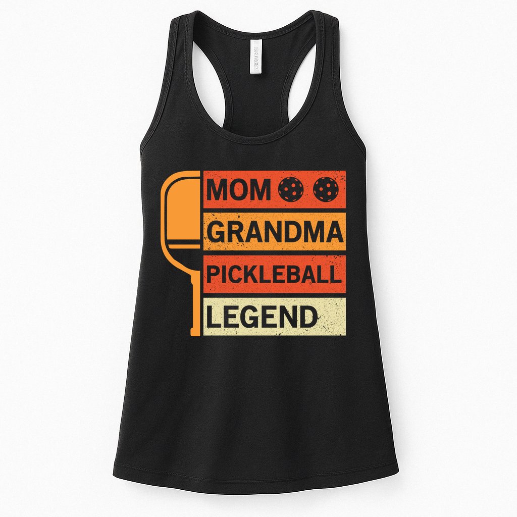 Mom Grandma Pickleball Legend Paddle Gift For Pickleball Womens Tank Top
