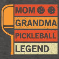 Mom Grandma Pickleball Legend Paddle Gift For Pickleball Vector Backpack