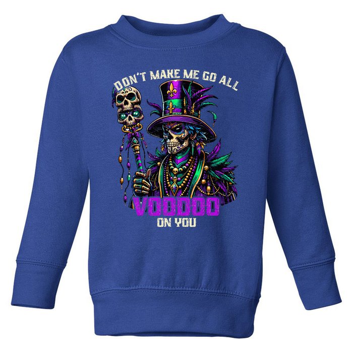 Mardi Gras Priest Hat New Orleans Witch Doctor Voodoo  Toddler Sweatshirt