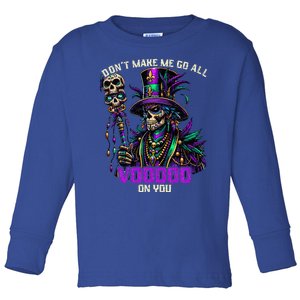 Mardi Gras Priest Hat New Orleans Witch Doctor Voodoo  Toddler Long Sleeve Shirt