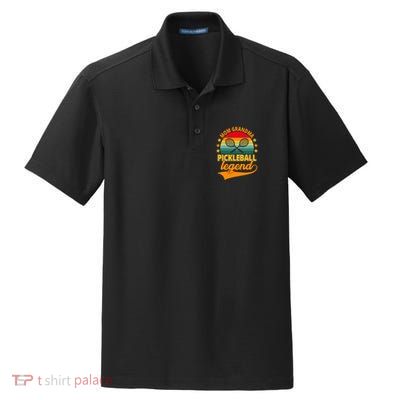 Mom Grandma Pickleball Legend Dry Zone Grid Polo