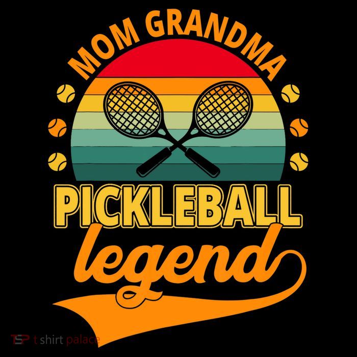 Mom Grandma Pickleball Legend Womens T-Shirt