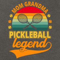 Mom Grandma Pickleball Legend Cotton Canvas Backpack