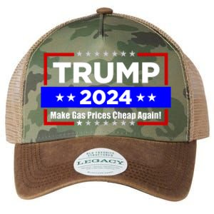 Make Gas Prices Cheap Again Trump 2024 Legacy Tie Dye Trucker Hat