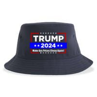 Make Gas Prices Cheap Again Trump 2024 Sustainable Bucket Hat