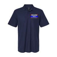 Make Gas Prices Cheap Again Trump 2024 Softstyle Adult Sport Polo