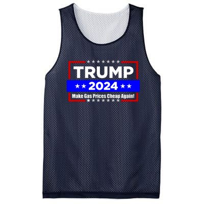 Make Gas Prices Cheap Again Trump 2024 Mesh Reversible Basketball Jersey Tank