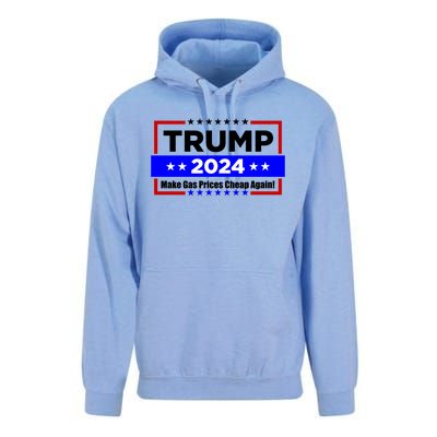 Make Gas Prices Cheap Again Trump 2024 Unisex Surf Hoodie