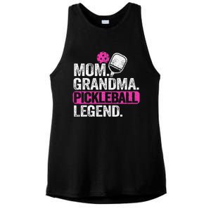 Mom Grandma Pickleball Legend Player Funny Pickle Ball Ladies PosiCharge Tri-Blend Wicking Tank