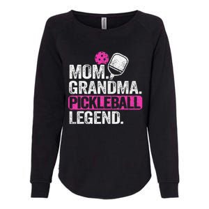 Mom Grandma Pickleball Legend Player Funny Pickle Ball Womens California Wash Sweatshirt