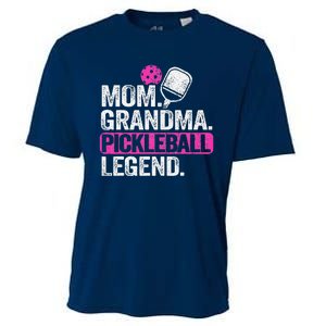 Mom Grandma Pickleball Legend Player Funny Pickle Ball Cooling Performance Crew T-Shirt