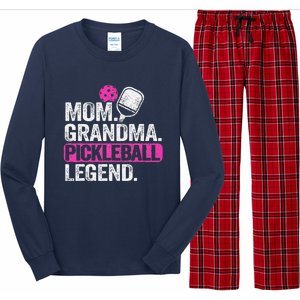 Mom Grandma Pickleball Legend Player Funny Pickle Ball Long Sleeve Pajama Set