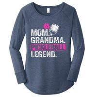 Mom Grandma Pickleball Legend Player Funny Pickle Ball Women's Perfect Tri Tunic Long Sleeve Shirt