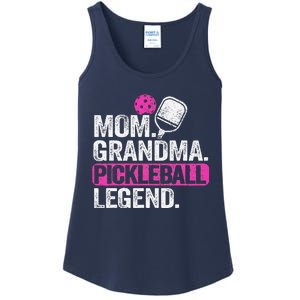 Mom Grandma Pickleball Legend Player Funny Pickle Ball Ladies Essential Tank