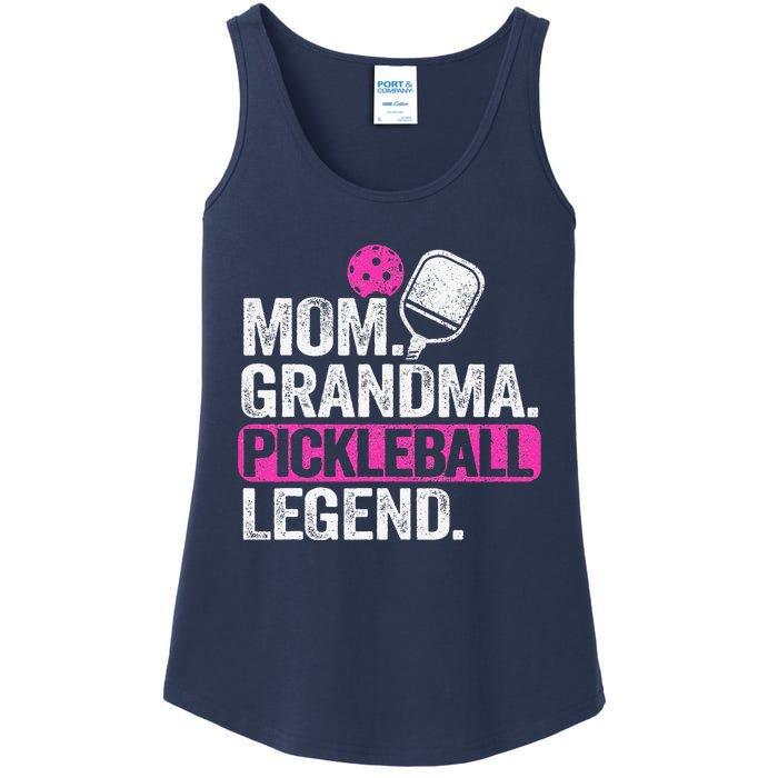 Mom Grandma Pickleball Legend Player Funny Pickle Ball Ladies Essential Tank