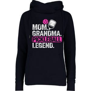 Mom Grandma Pickleball Legend Player Funny Pickle Ball Womens Funnel Neck Pullover Hood