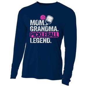 Mom Grandma Pickleball Legend Player Funny Pickle Ball Cooling Performance Long Sleeve Crew