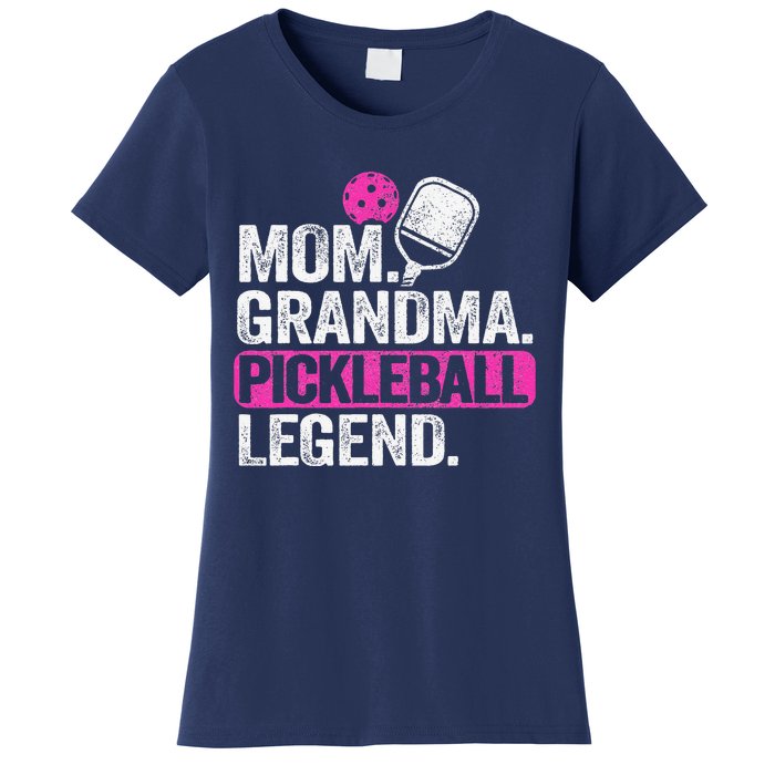 Mom Grandma Pickleball Legend Player Funny Pickle Ball Women's T-Shirt