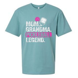 Mom Grandma Pickleball Legend Player Funny Pickle Ball Sueded Cloud Jersey T-Shirt