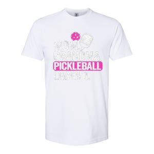 Mom Grandma Pickleball Legend Player Funny Pickle Ball Softstyle CVC T-Shirt