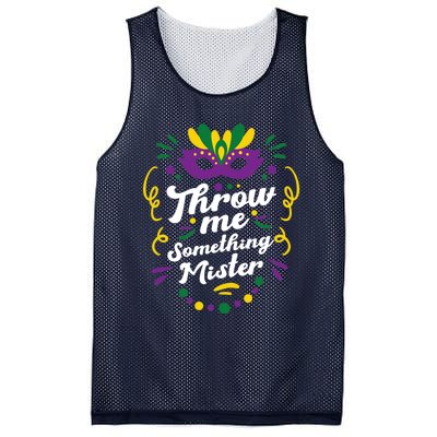 Mardi Gras Parade Outfit For Women Throw Me Something Mister Mesh Reversible Basketball Jersey Tank