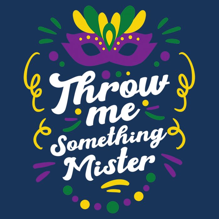 Mardi Gras Parade Outfit For Women Throw Me Something Mister Womens Tank Top