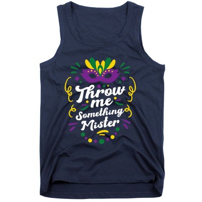 Mardi Gras Parade Outfit For Women Throw Me Something Mister Tank Top