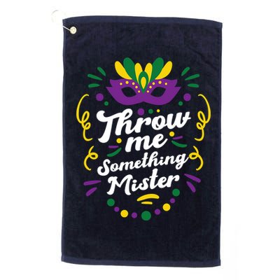 Mardi Gras Parade Outfit For Women Throw Me Something Mister Golf Towel