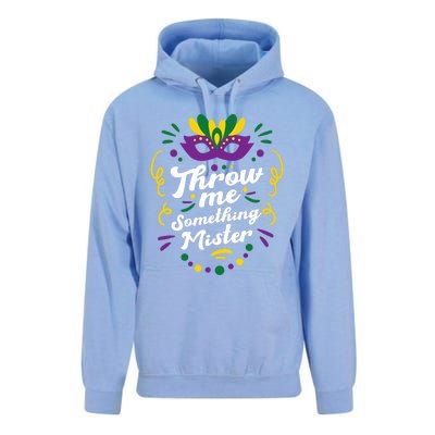 Mardi Gras Parade Outfit For Women Throw Me Something Mister Unisex Surf Hoodie