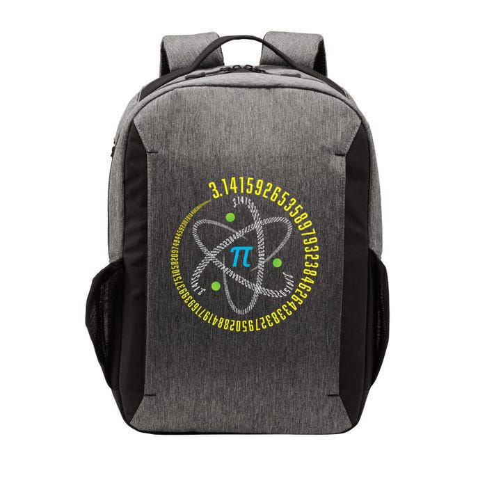  Math Geek Pi Day - Hey Teacher! Atom Pi Math Science STEM Gift 3.14 Pi Day Vector Backpack