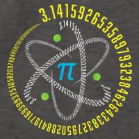  Math Geek Pi Day - Hey Teacher! Atom Pi Math Science STEM Gift 3.14 Pi Day Vector Backpack