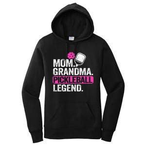 Mom Grandma Pickleball Legend Player Funny Pickle Ball Women's Pullover Hoodie