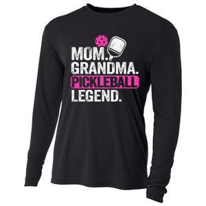 Mom Grandma Pickleball Legend Player Funny Pickle Ball Cooling Performance Long Sleeve Crew