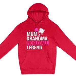 Mom Grandma Pickleball Legend Player Funny Pickle Ball Premium Pullover Hoodie