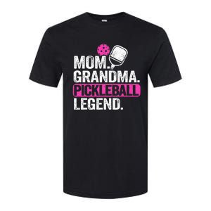 Mom Grandma Pickleball Legend Player Funny Pickle Ball Softstyle CVC T-Shirt