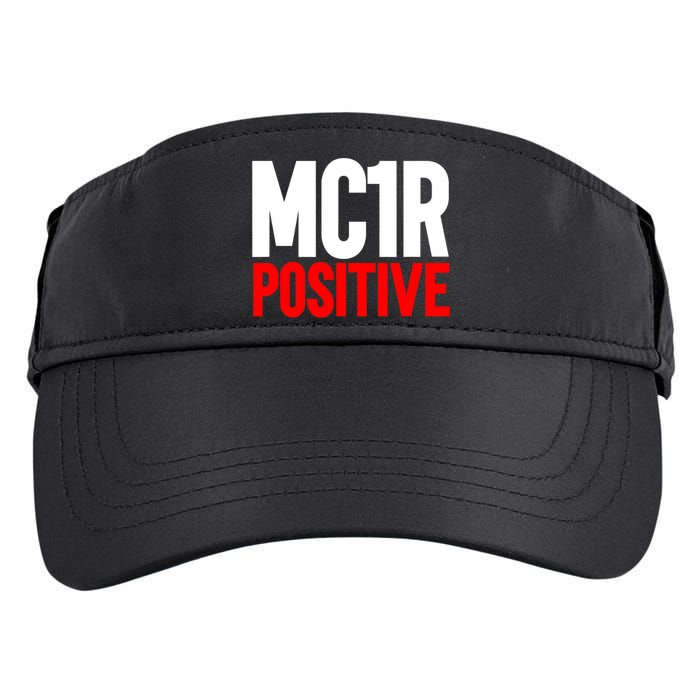 MC1R Gene Positive Funny Redhead Ginger Red Hair Adult Drive Performance Visor