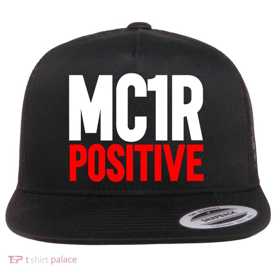 MC1R Gene Positive Funny Redhead Ginger Red Hair Flatbill Hat