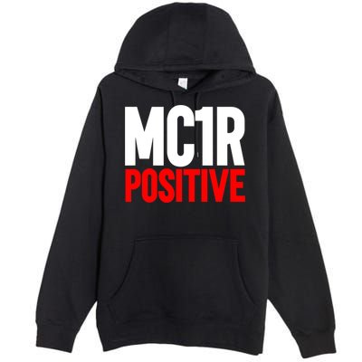 MC1R Gene Positive Funny Redhead Ginger Red Hair Premium Pullover Hoodie