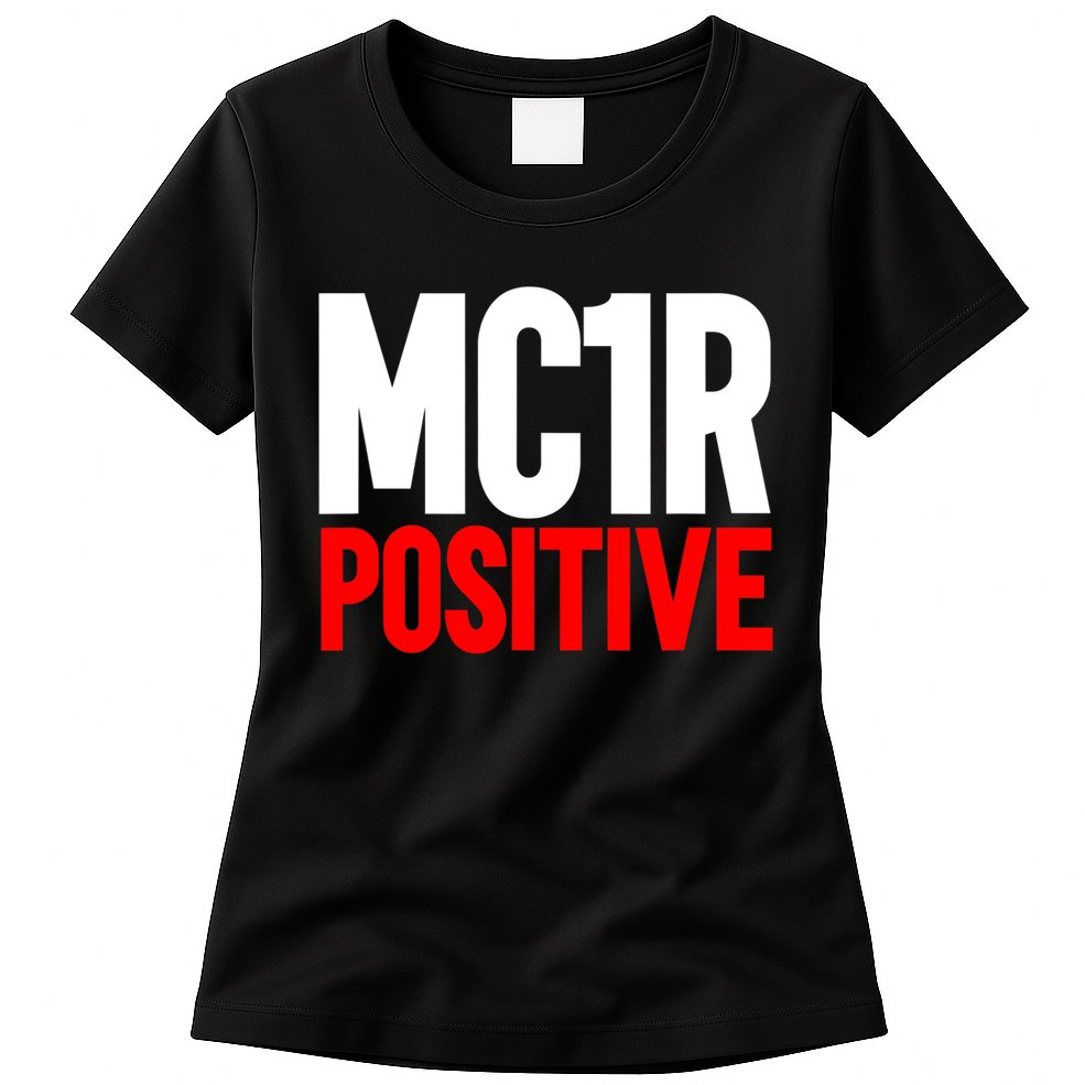 MC1R Gene Positive Funny Redhead Ginger Red Hair Womens T-Shirt