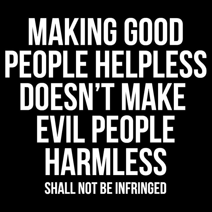 Making Good People Helpless Doesnt Make Evil People Harmless 7-Panel Snapback Hat