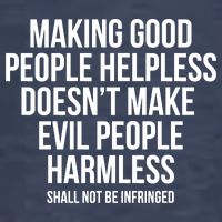 Making Good People Helpless Doesnt Make Evil People Harmless Vector Backpack