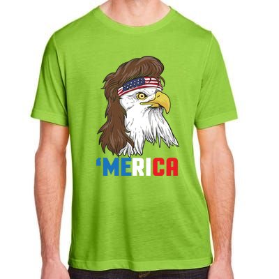 Merica Gift Patriotic Mullet Eagle Pride Gift Adult ChromaSoft Performance T-Shirt