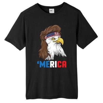 Merica Gift Patriotic Mullet Eagle Pride Gift Tall Fusion ChromaSoft Performance T-Shirt