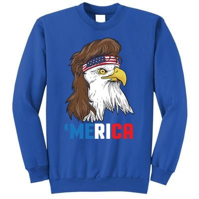 Merica Gift Patriotic Mullet Eagle Pride Gift Sweatshirt