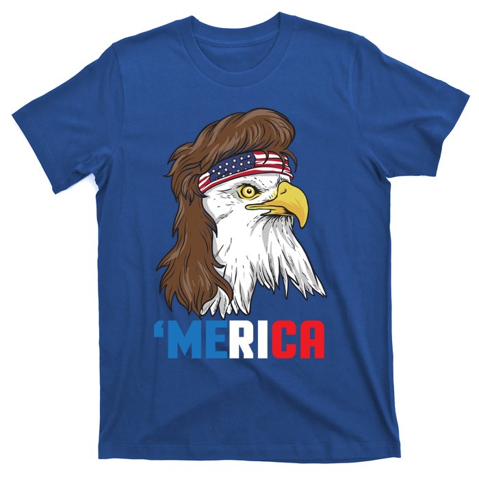 Merica Gift Patriotic Mullet Eagle Pride Gift T-Shirt